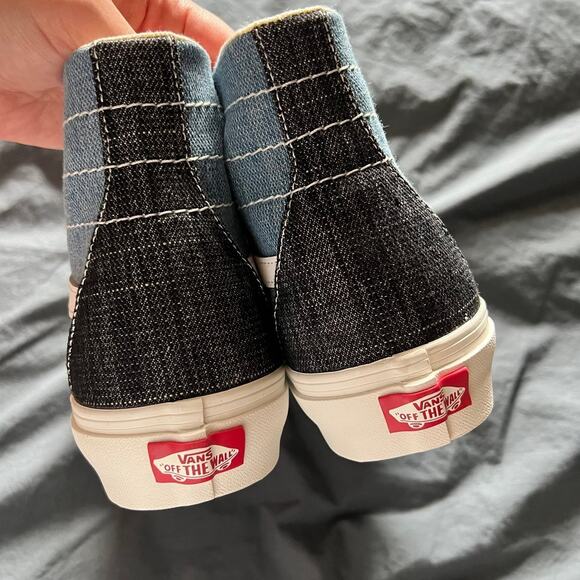 Vans SK8-Hi Tapered Threaded Denim Sneaker *Rare* - Picture 6 of 10